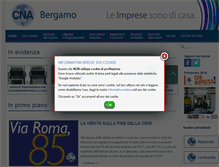 Tablet Screenshot of cnabergamo.it